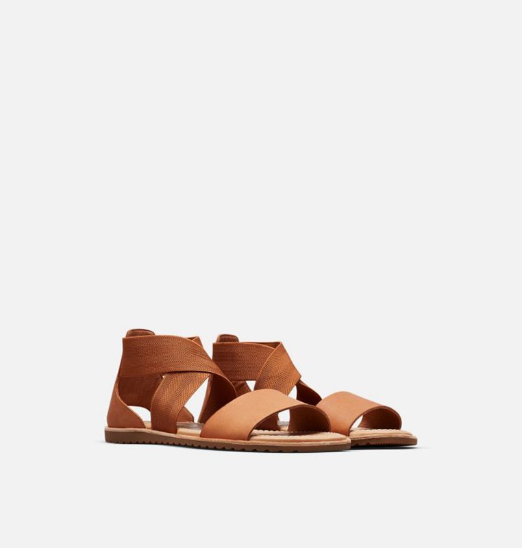 Sorel Dam Sandaler Brun - Ella™ Flat - XFV-981624